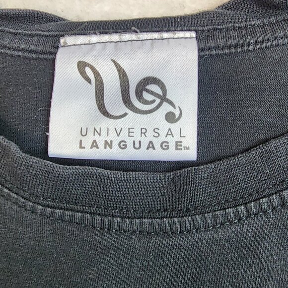 Vintage 90s Universal Language Hey Jude Beatles T-Shirt Mens L/XL - Picture 3 of 7